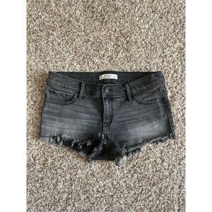 Abercrombie & Fitch Black Denim Cutoff Shorts size 27/4